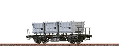 040-50602 - H0 - Flachwagen BTs 30 DB, III